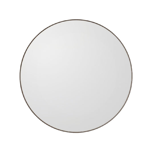 Round Wall Mirror with Thin Metal Frame